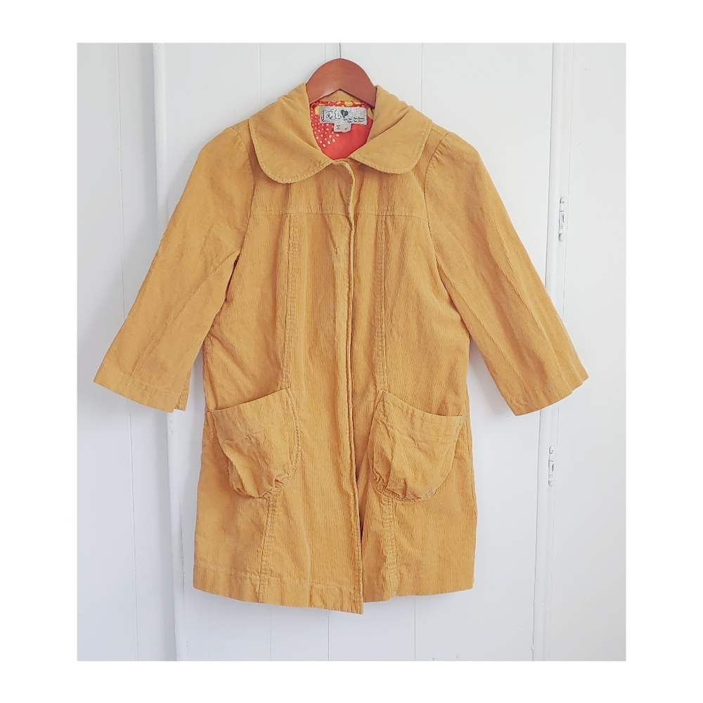 Retro Nordstrom Corduroy Swing Coat